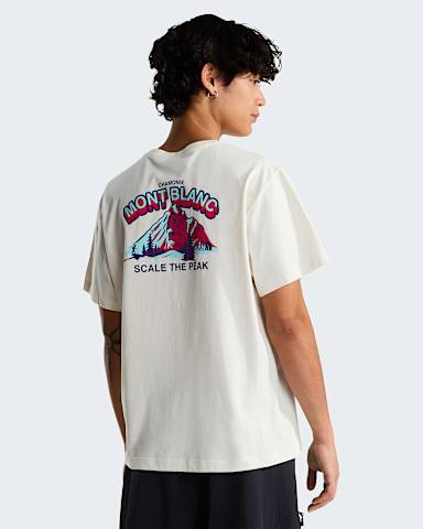 Tshirt descontrada Scale the Peak unissexo TNF White DuneGlacier alt2