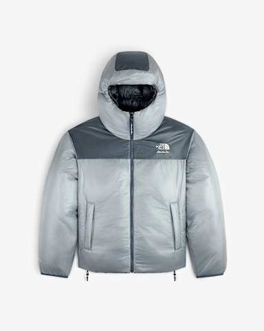 Casaco com capuz TNF X Aim Leon Dore Pertex 026 Nuptse TNF Frost Grey alt1