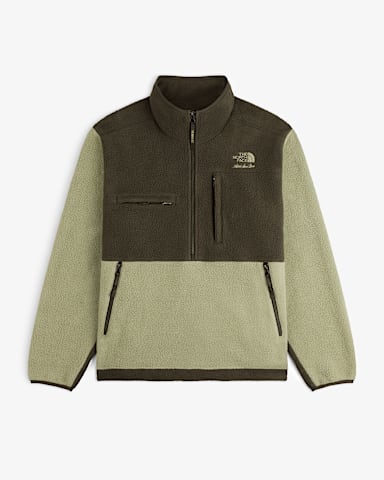 Flsov bunda s krtkm zipem TNF X Aim Leon Dore 95 Denali TNF Tea Green hero
