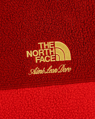 Casaco polar com fecho de correr de 12 TNF X Aim Leon Dore 95 Denali TNF TNF Red alt2