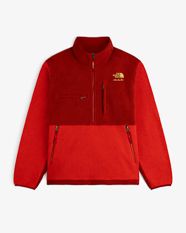 Casaco polar com fecho de correr de 12 TNF X Aim Leon Dore 95 Denali TNF TNF Red hero