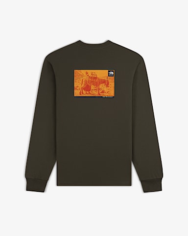 Tshirt de manga comprida TNF X Aim Leon Dore TNF New Taupe Green alt1