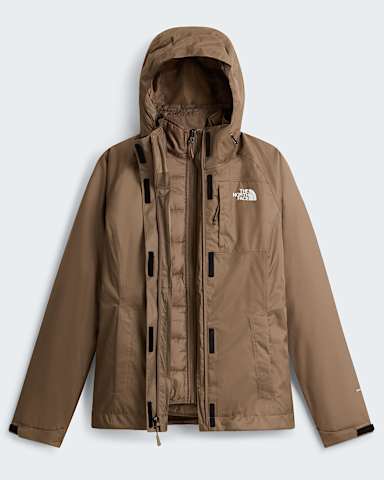 Damska kurtka 3 w 1 Modis Triclimate TNF Mocha Brown hero