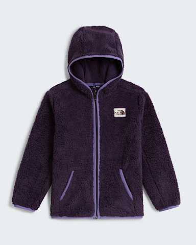 Cabin fleece med htte til brn TNF Endless DuskGrounded Plum hero