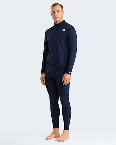 Top s dlouhm rukvem a krtkm zipem TNF x Smartwool Merino pro pny TNF Summit Navy alt1