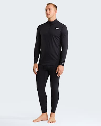 Camisola de manga comprida com fecho de correr de 14 TNF x Smartwool Merino para homem TNF TNF Black alt1