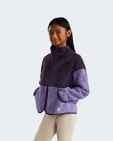Veste en polaire Cabin pour fille TNF Endless DuskGrounded Plum hero