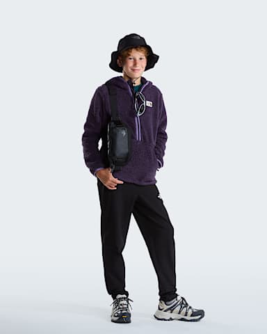 Polaire capuche Cabin pour garon TNF Endless DuskGrounded Plum alt1