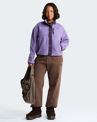 Giacca in pile Cragmont da donna TNF Endless DuskGrounded Plum alt1