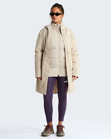 Clear Lake Triclimate 3In1 Jas voor dames TNF Timeless Taupe alt1