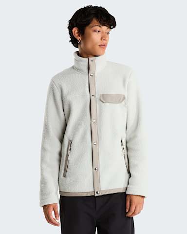 Mens Cragmont Snap Front Jacket TNF Stone SlabCumulus Cloud hero