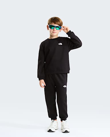 Set  Evolution Simple Dome Crew da bambini TNF TNF Black alt1
