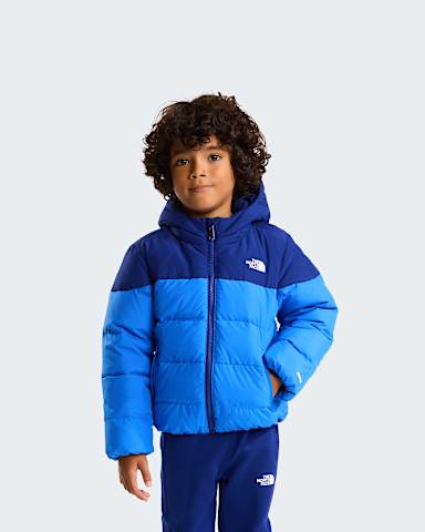 Kids Frost Fall Hooded Jacket TNF Bold BlueActive Blue hero