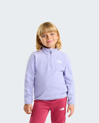 Kids Glacier 14 Zip Fleece TNF Pale Plum hero