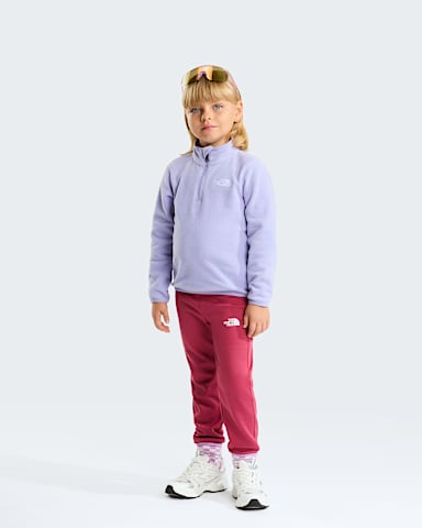 Kids Glacier 14 Zip Fleece TNF Pale Plum alt1