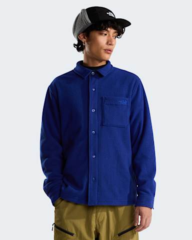 Camisa de manga larga en tejido polar Open Range para hombre TNF Bold Blue hero