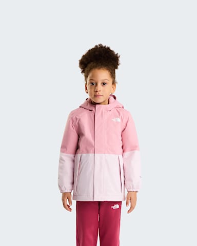 Warm Antora Rain Jacket Barn TNF PrimrosePale Blossom hero