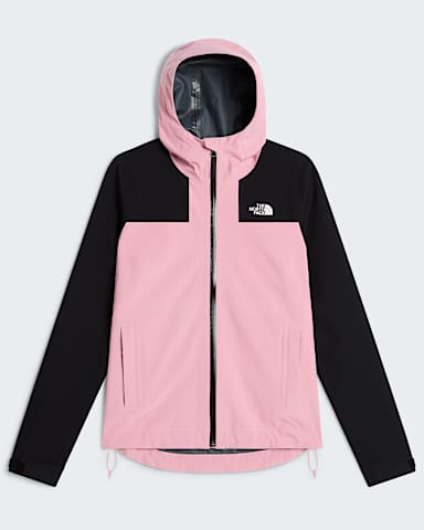 Womens Active Stretch Rain Shell Jacket TNF MauveTNF Black hero