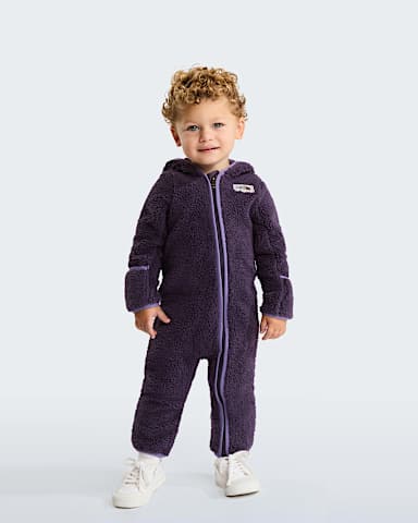 Cabinfleece onesie voor babys TNF Endless DuskGrounded Plum hero