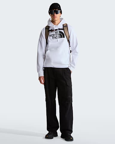 Mens TNF Essential Drew Peak Regular Hoodie TNF TNF White alt1