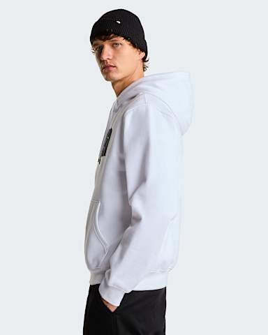 Mens TNF Essential Drew Peak Regular Hoodie TNF TNF White alt2
