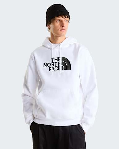 Mens TNF Essential Drew Peak Regular Hoodie TNF TNF White hero