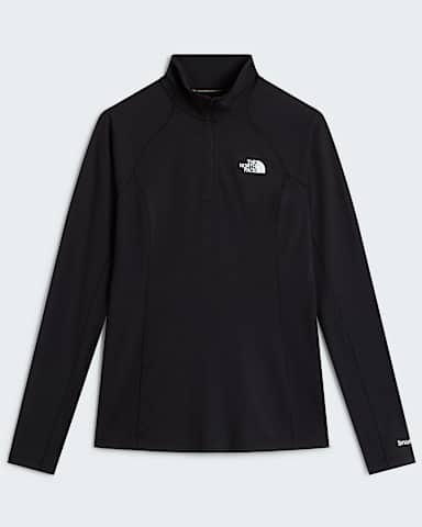 Haut manches longues col zipp TNF x Smartwool Merino pour femme TNF TNF Black hero