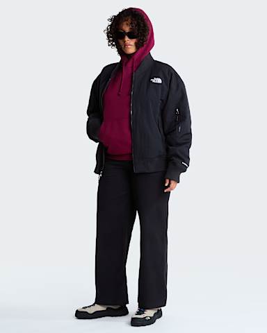 Damen Evolution Simple Dome Regular Hoodie TNF Burgundy Crush alt1