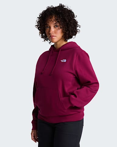 Damen Evolution Simple Dome Regular Hoodie TNF Burgundy Crush hero