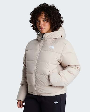 Bunda s kapuc Frost Fall pro dmy TNF Timeless Taupe hero