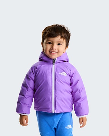 Vendbar Perrito jakke til baby TNF Ice Lilac alt1