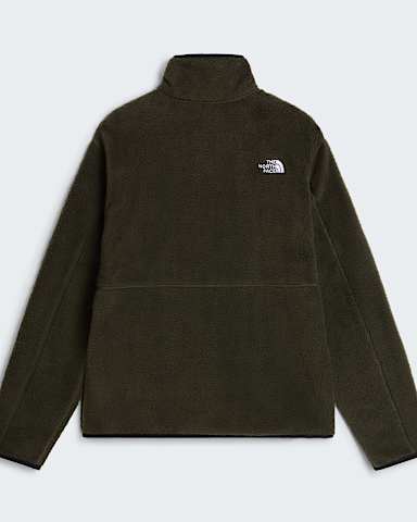 Koian hoogpolige fleece met halve rits voor heren TNF New Taupe Green alt1