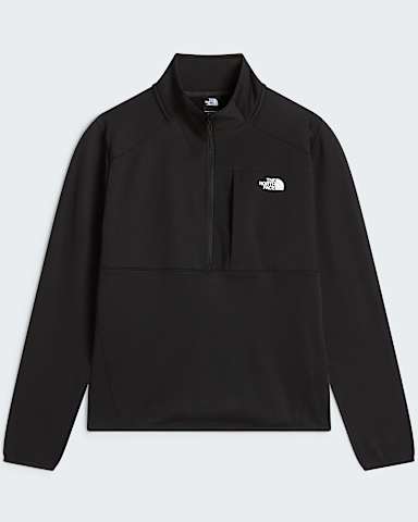 Flsov bunda s krtkm zipem TNF Performance pro dmy TNF TNF Black hero