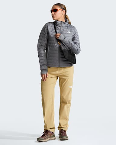 Chaqueta hbrida Canyonlands para mujer TNF TNF Medium Grey Heather alt1