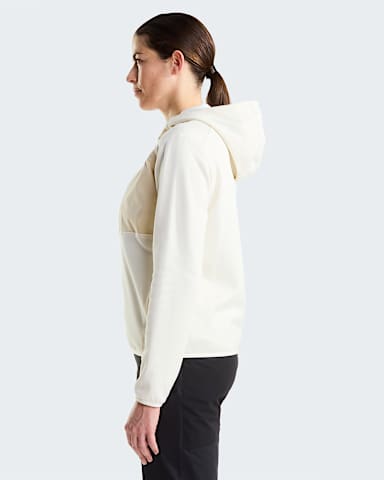 Giacca in pile con cappuccio TNF Performance da donna TNF White Dune Light HeatherDesert Stone alt2