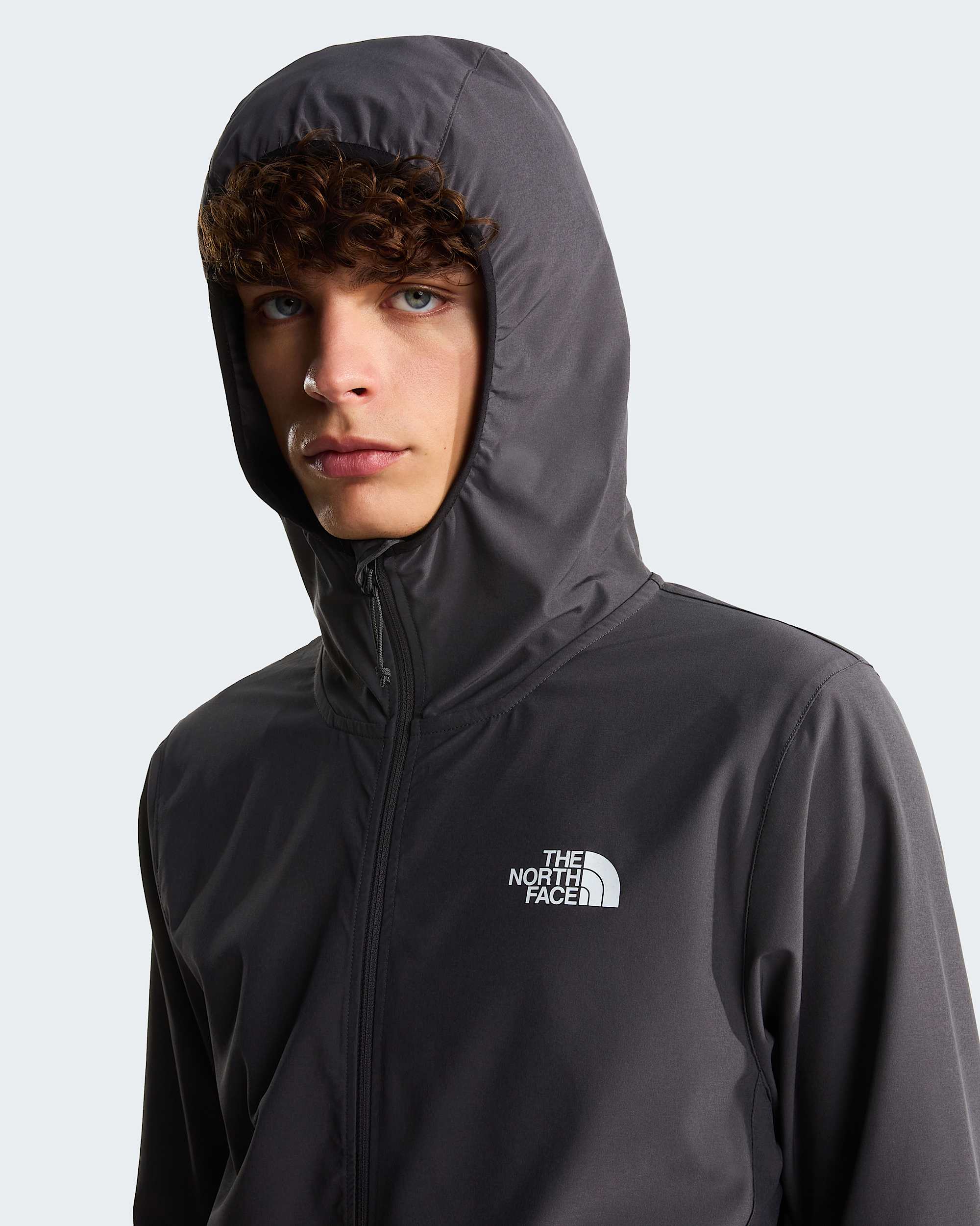 Mens 247 Woven Hooded Jacket TNF alt5