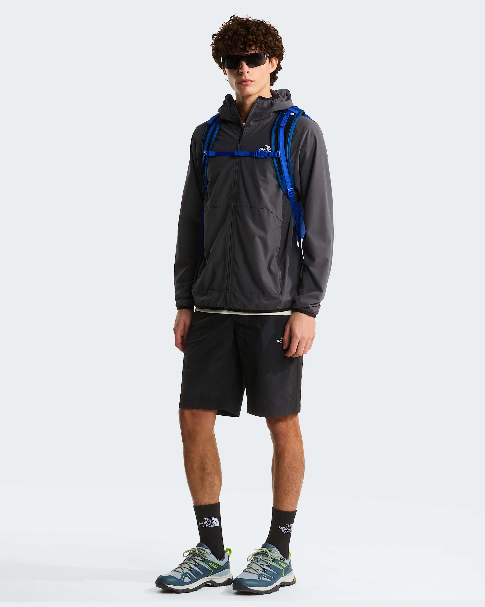 Mens 247 Woven Hooded Jacket TNF alt1
