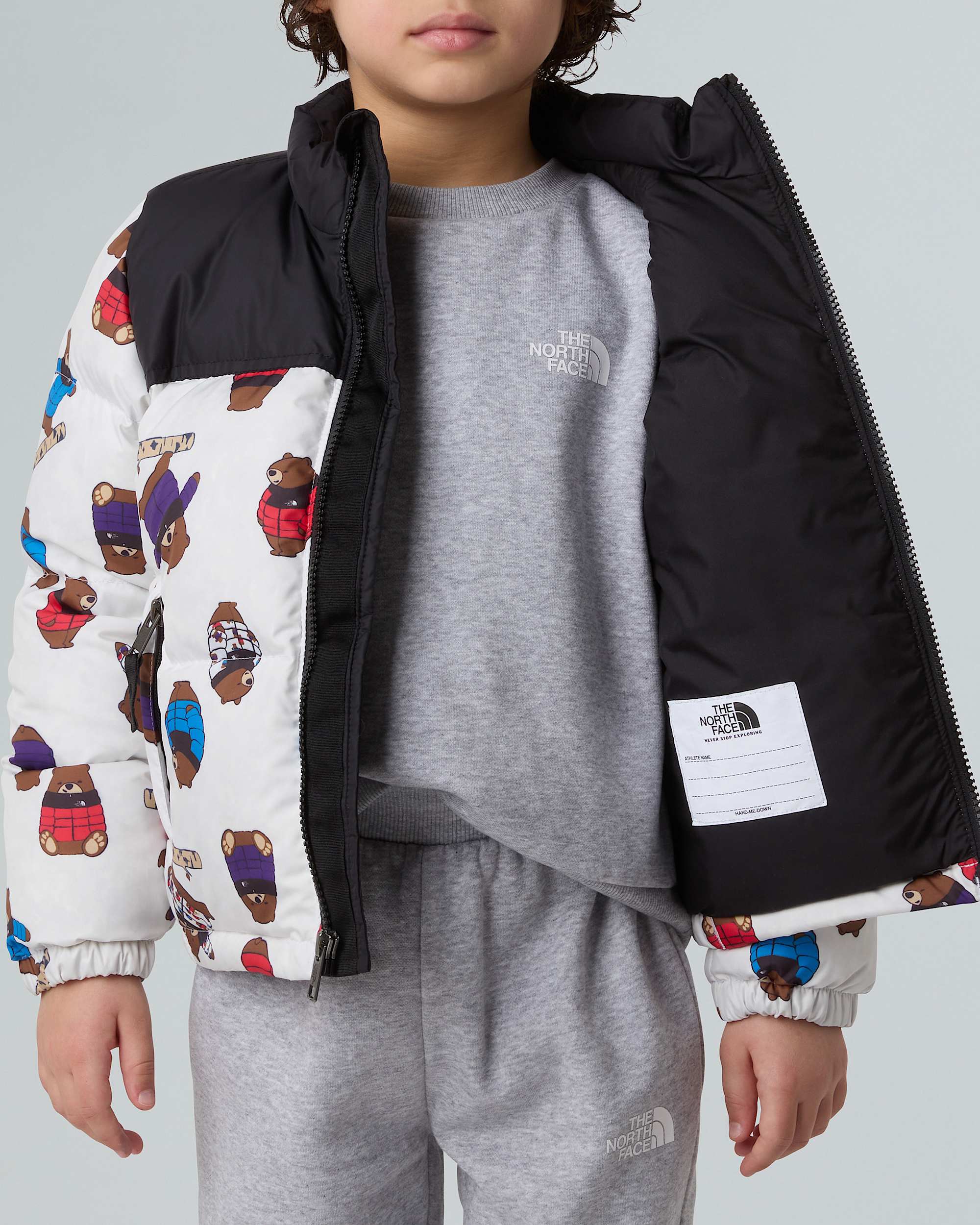 Veste imprime 1996 Retro Nuptse pour enfant TNF ALT10