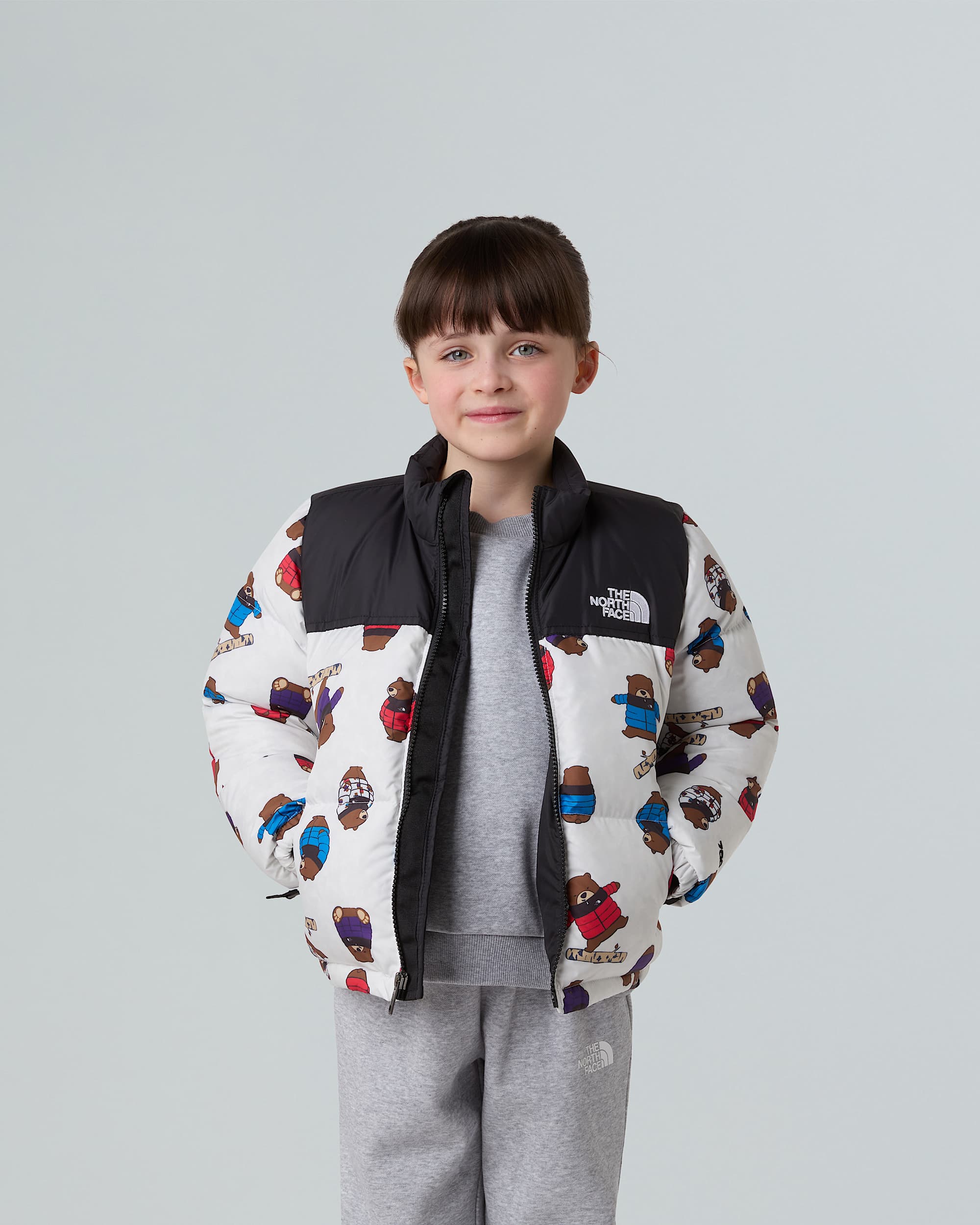 Veste imprime 1996 Retro Nuptse pour enfant TNF ALT14