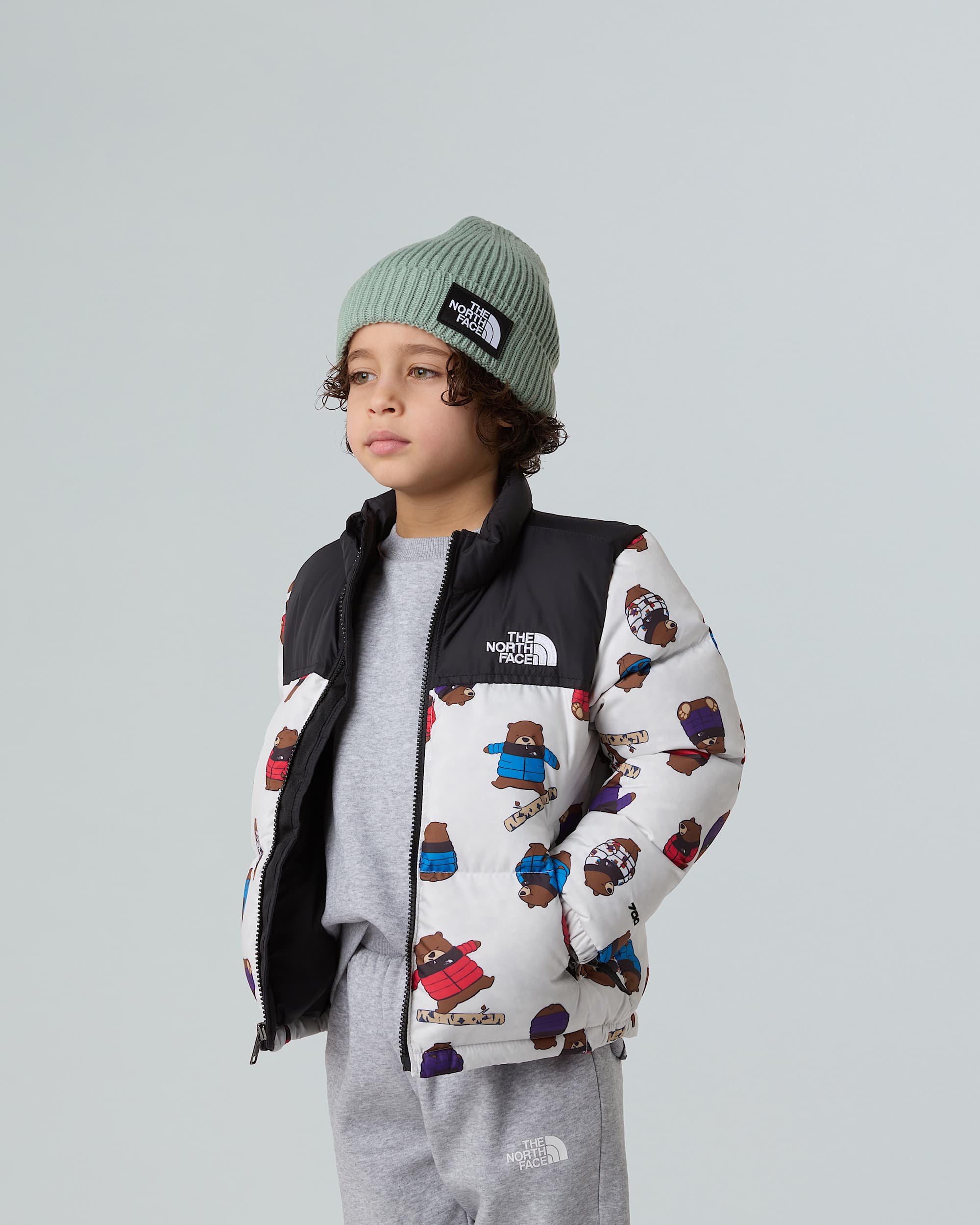 Veste imprime 1996 Retro Nuptse pour enfant TNF ALT7