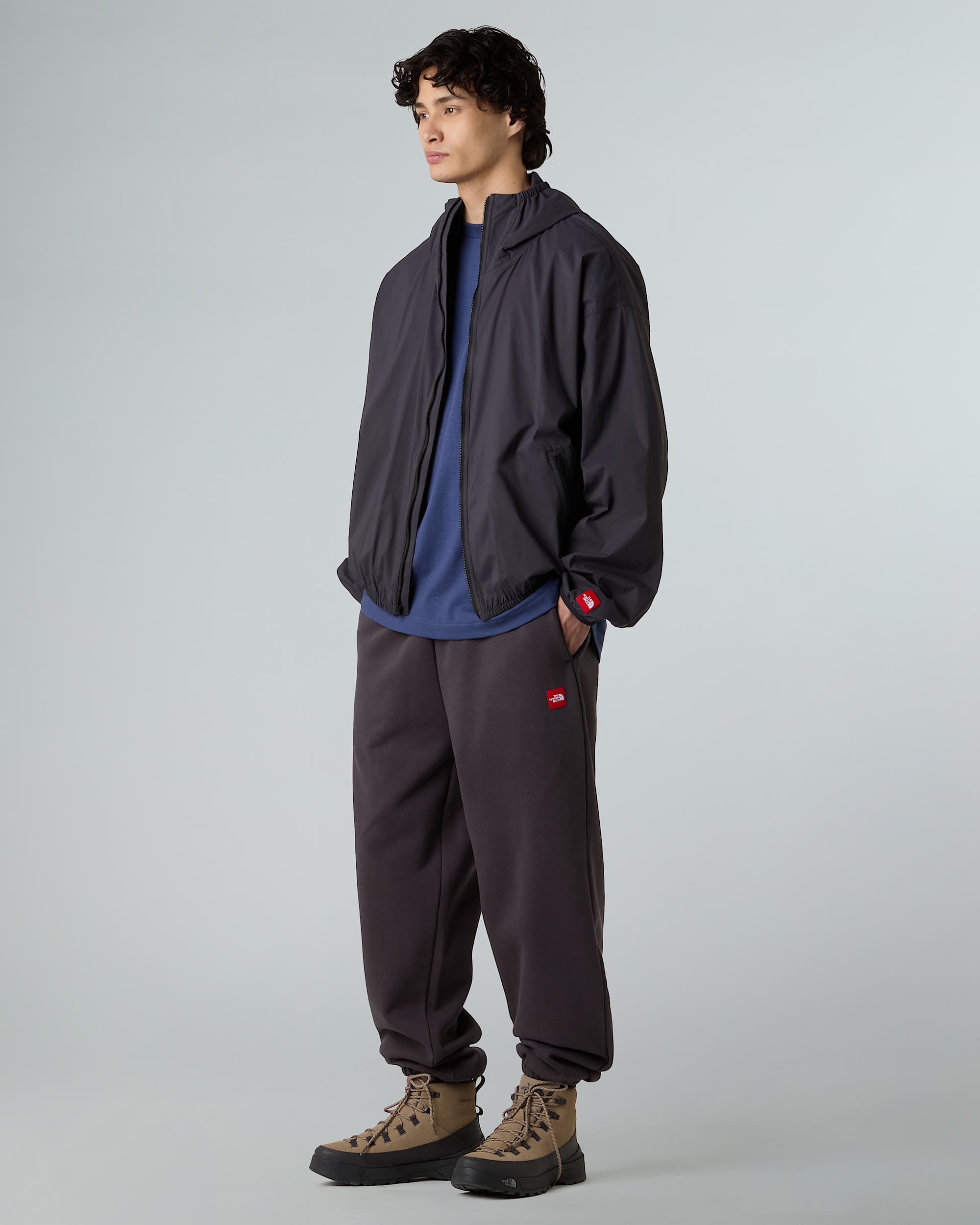 Unisex Red Box Packable Hooded Wind Jacket TNF ALT5