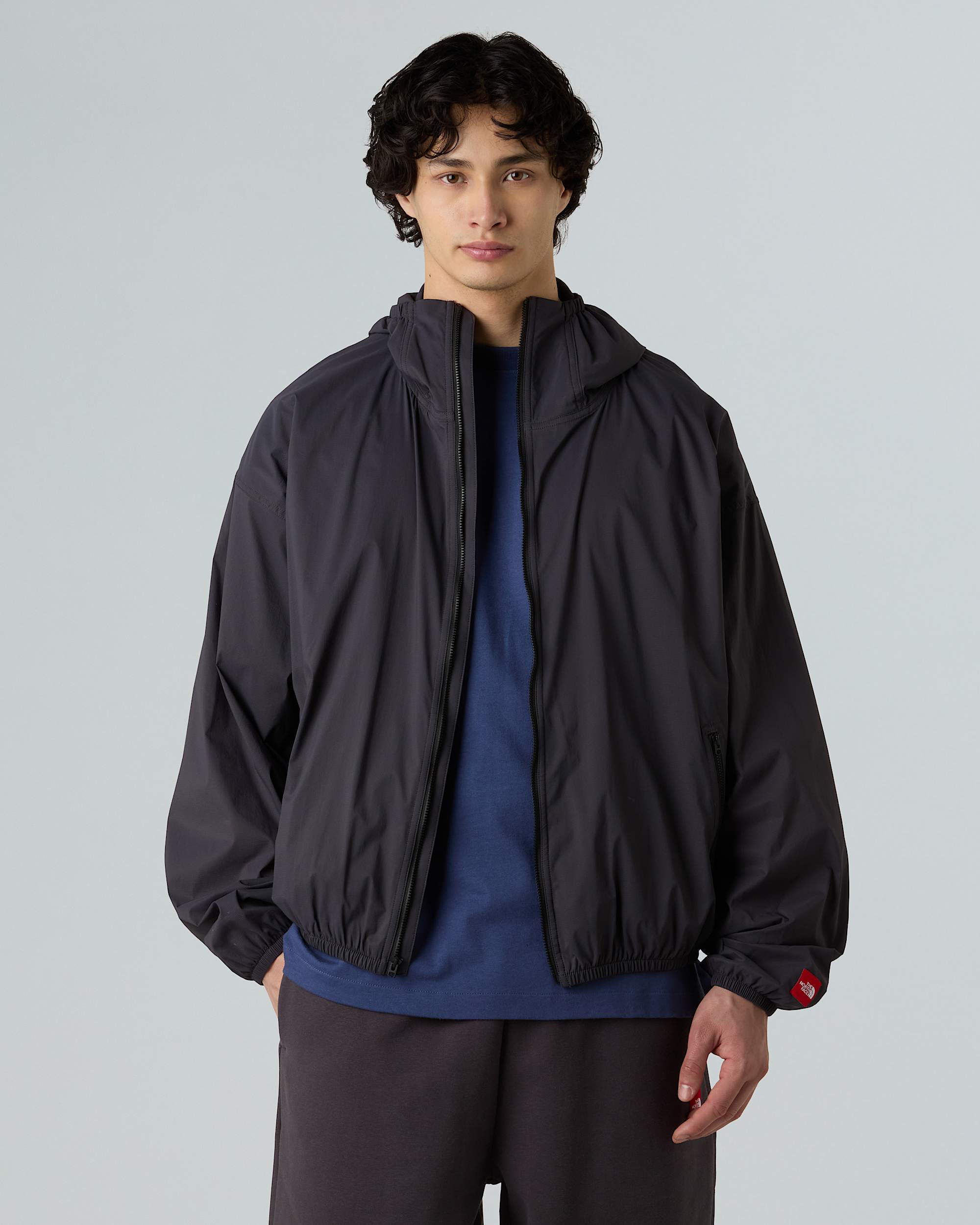 Unisex Red Box Packable Hooded Wind Jacket TNF ALT7