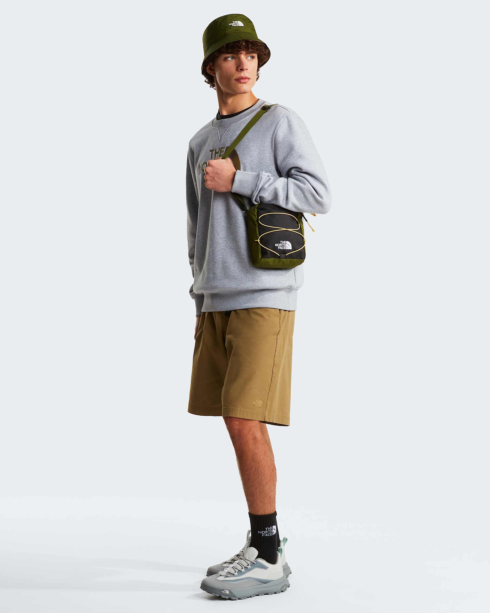 Mens Drew Peak Sweatshirt TNF ALT1