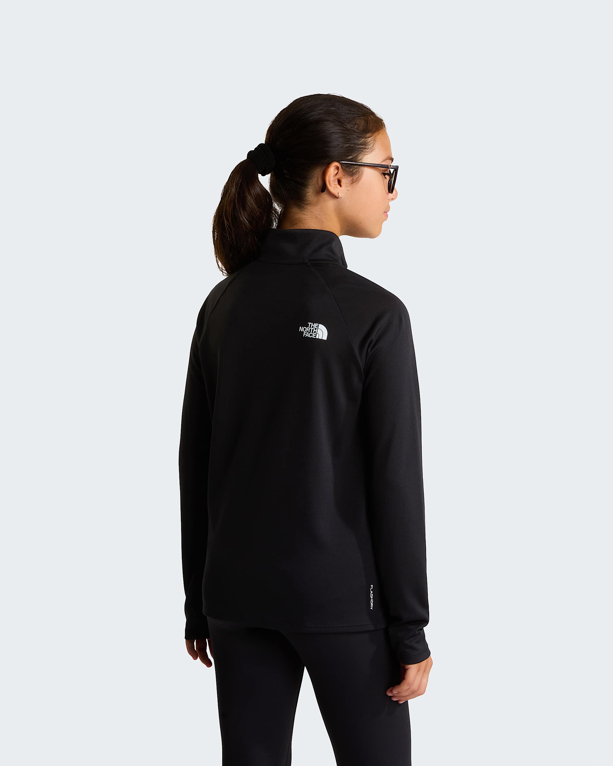Flex Langarmshirt mit 14Reiverschluss fr Mdchen TNF ALT3