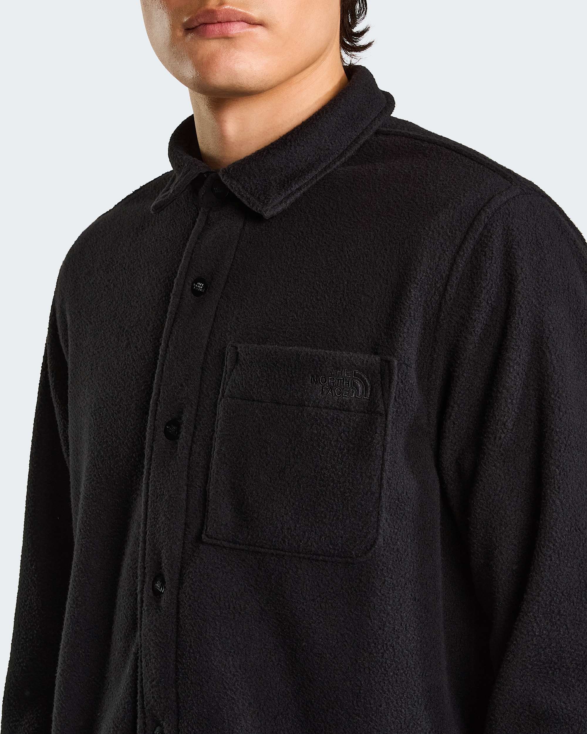 Langrmet Open Range Fleece skjorte til herrer TNF ALT5