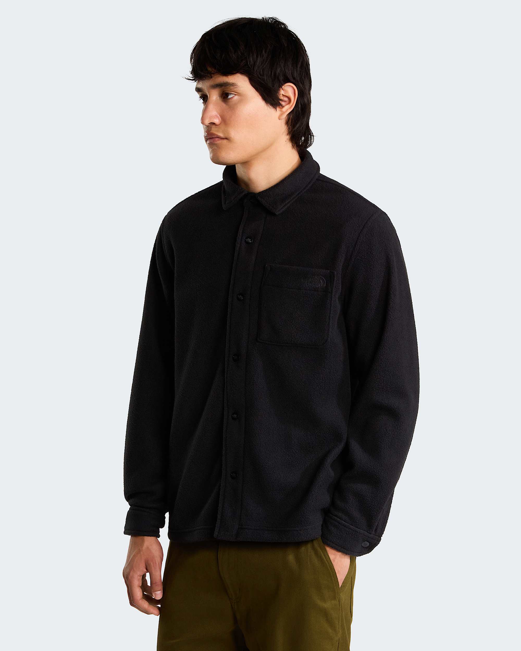 Langrmet Open Range Fleece skjorte til herrer TNF HERO