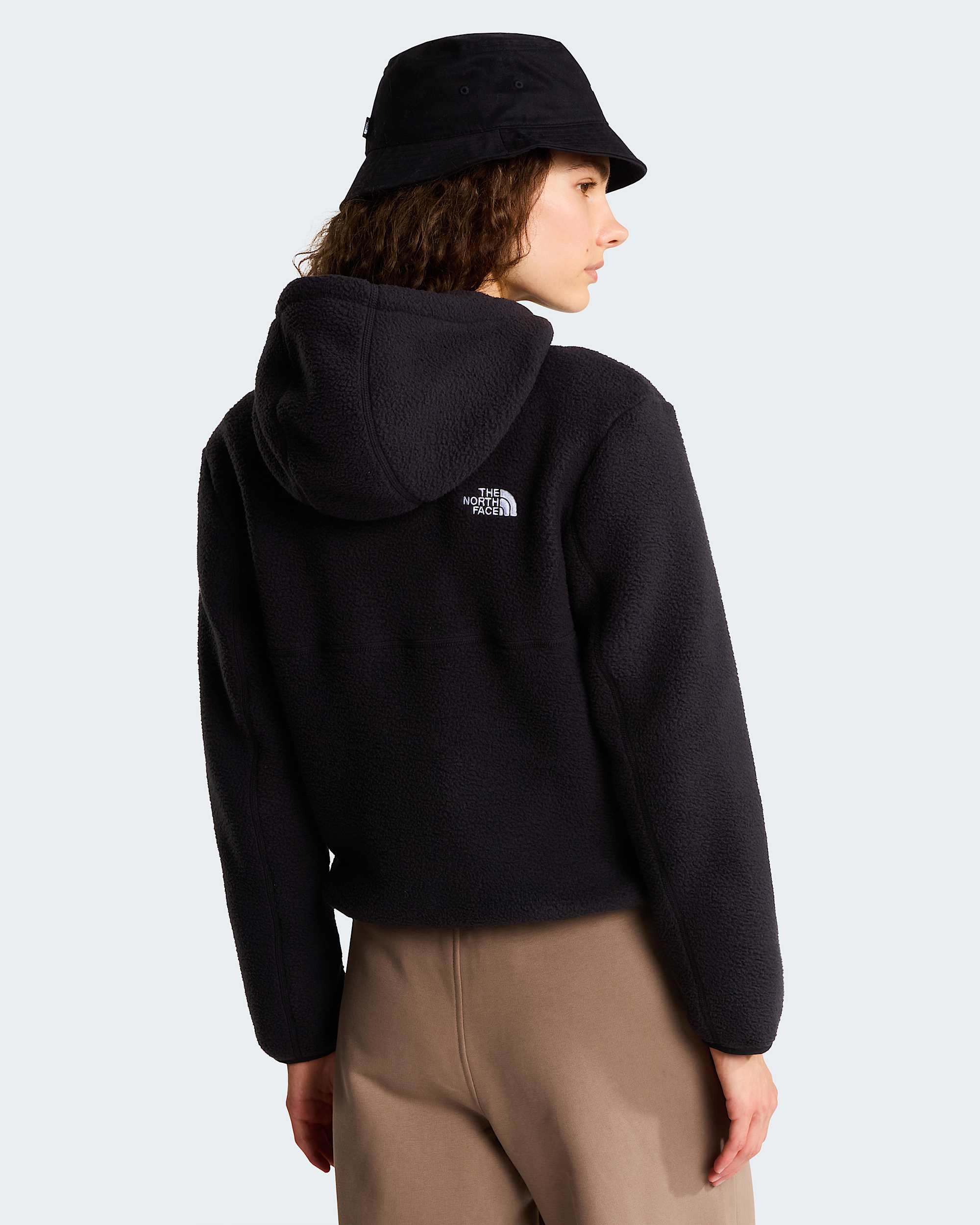 Yumiori 14 Zip Novelty Hooded Fleece Jacket W TNF alt3