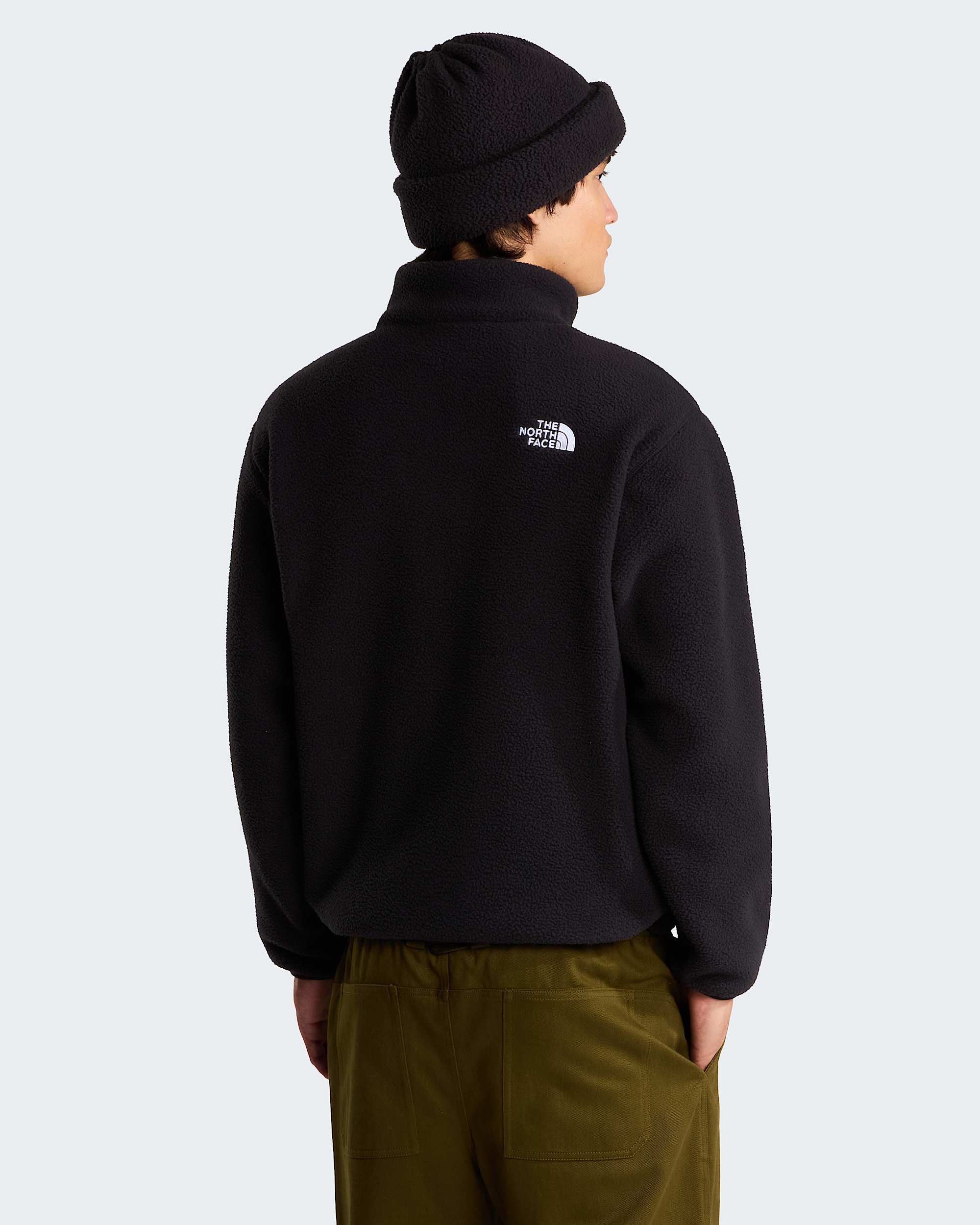 Casaco polar com fecho de correr integral TNF Fleeski para homem TNF ALT3