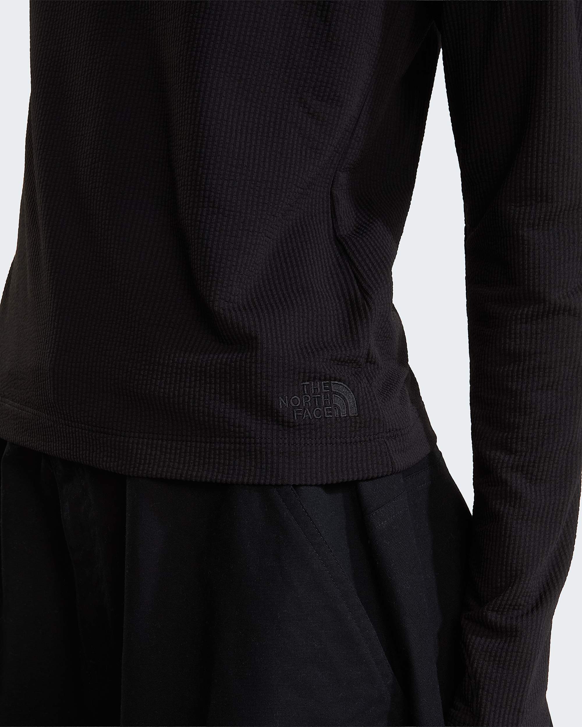 Tshirt a maniche lunghe a coste Golden Ridge da donna TNF ALT5