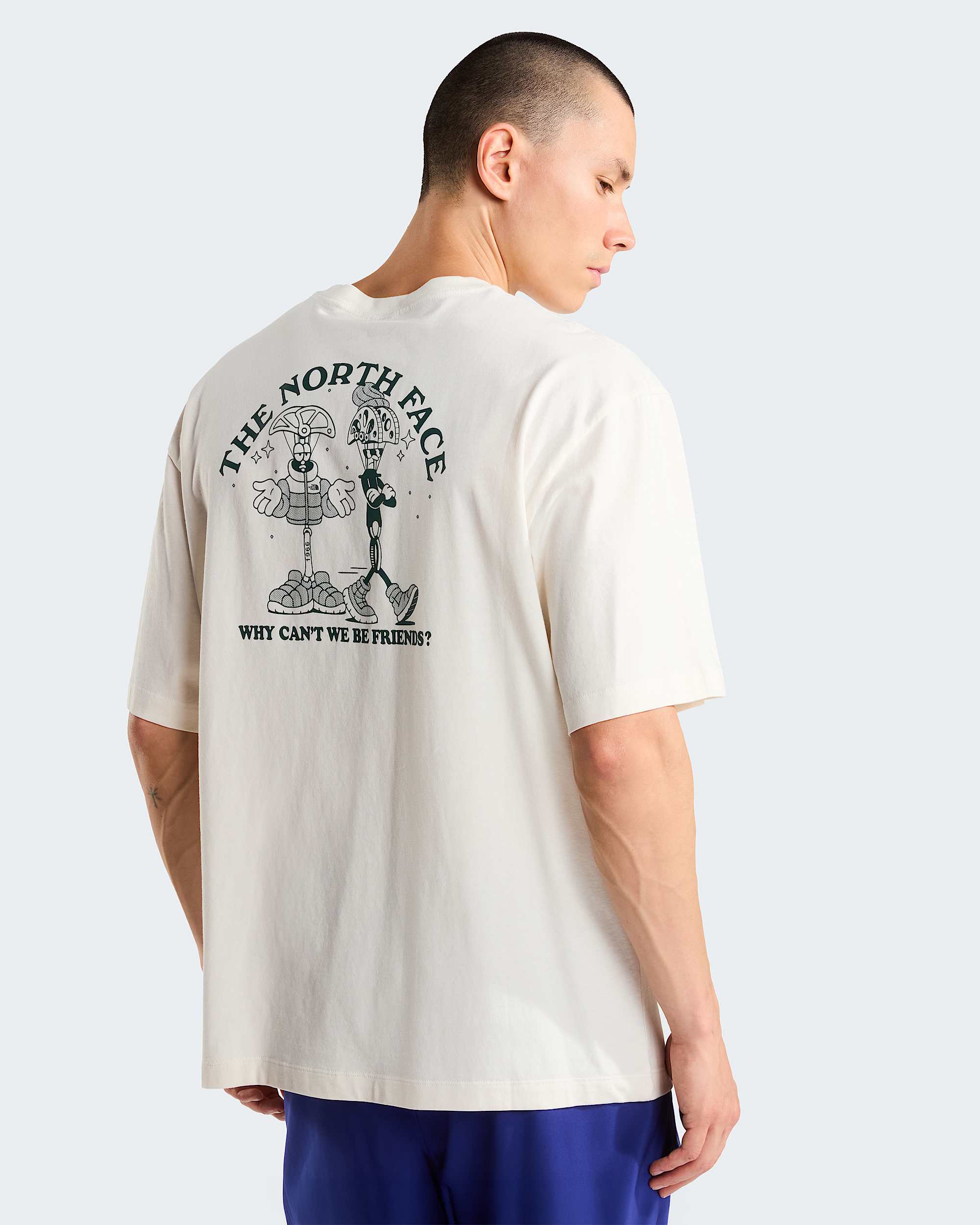 Why Cant We Be Friends Oversized TShirt M TNF HERO